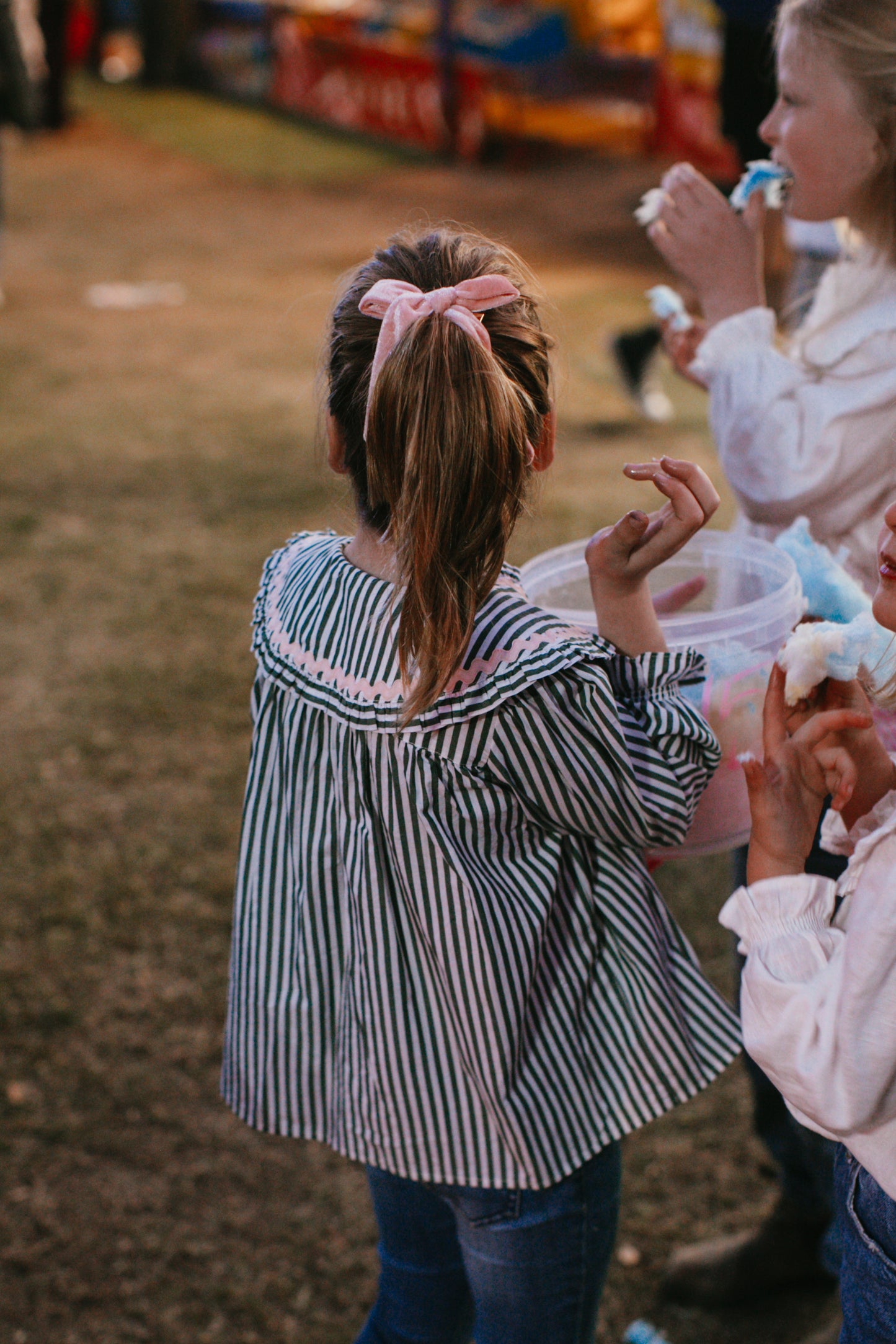 Gigi Blouse {Green Stripe}
