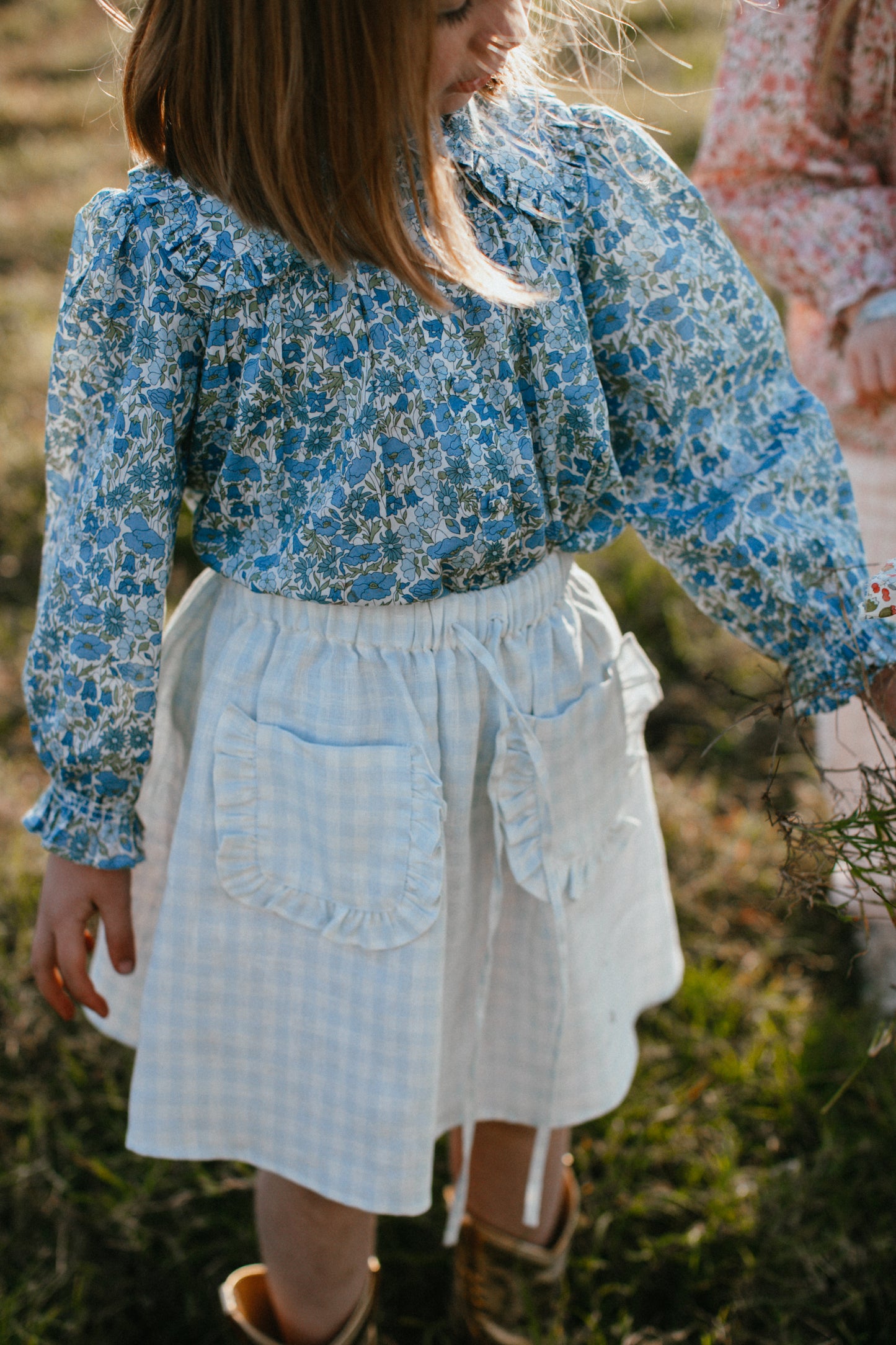 Annabelle Blouse {Blue}