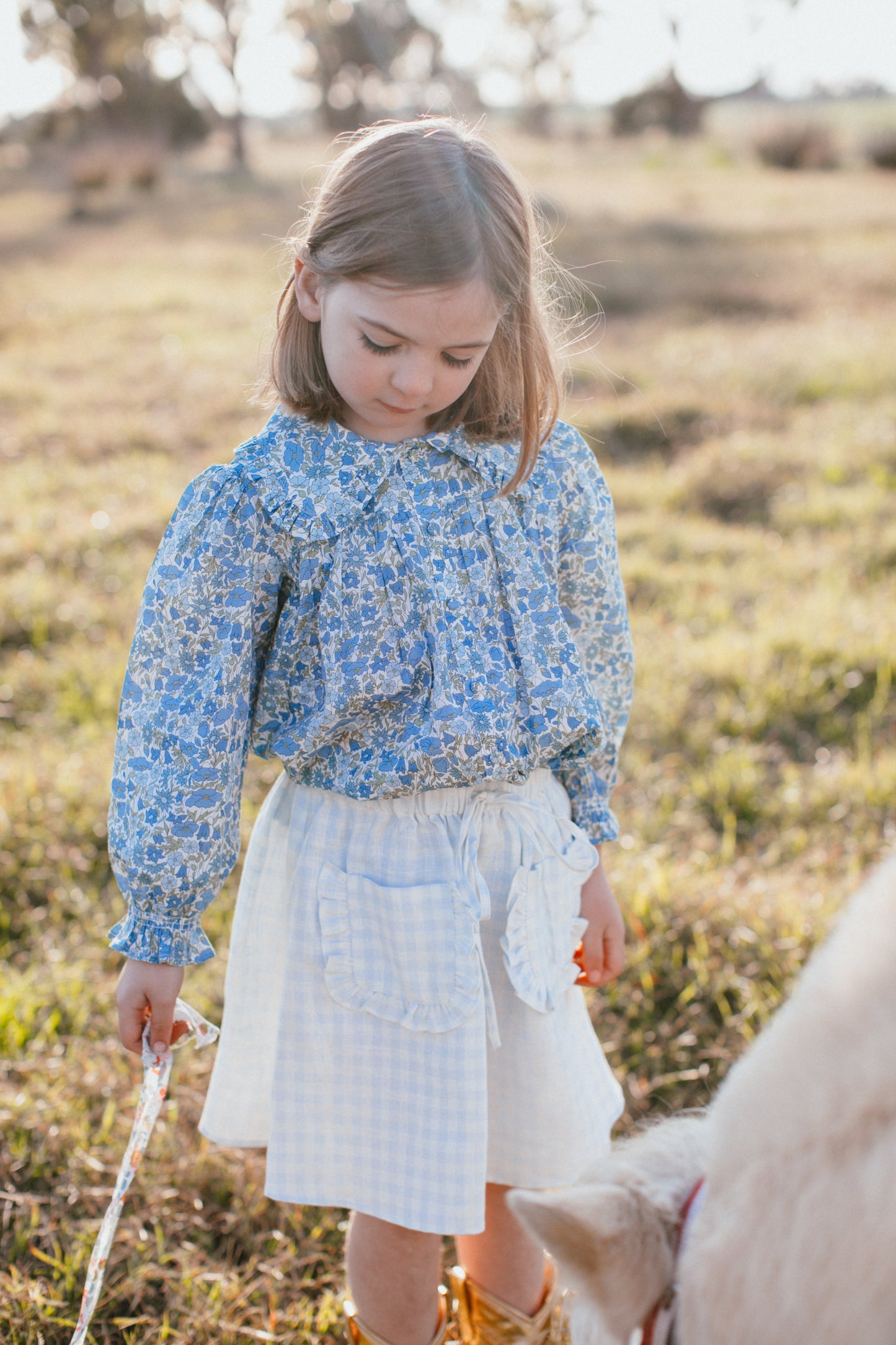 Annabelle Blouse {Blue}