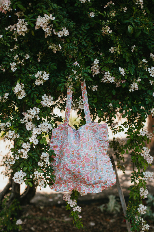 Liberty Ruffle Tote Bag