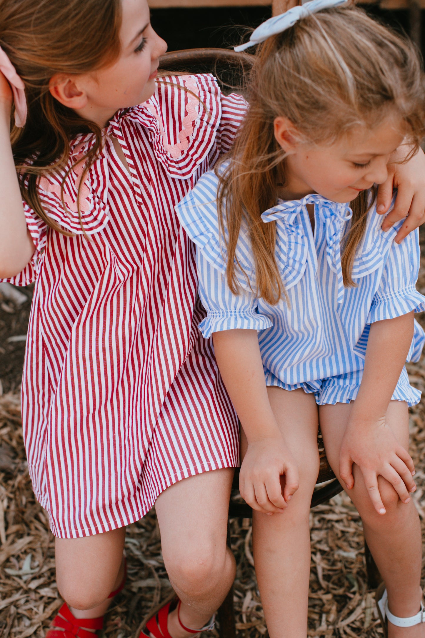 Wonderland Dress {Red Stripe}