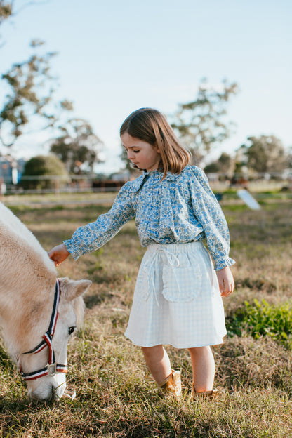 Annabelle Blouse {Blue}