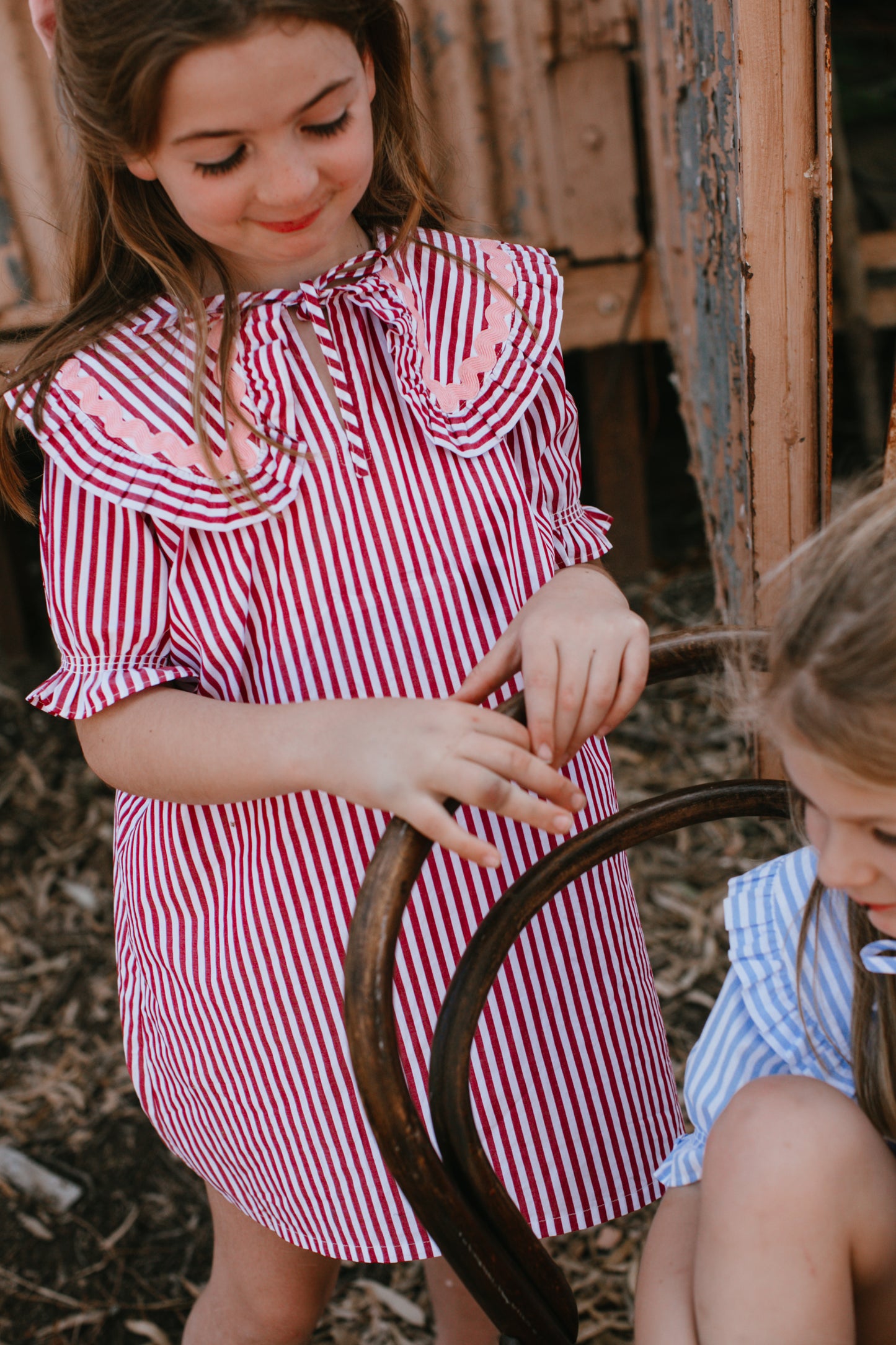Wonderland Dress {Red Stripe}