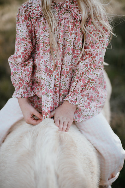 Annabelle Blouse {Pink}