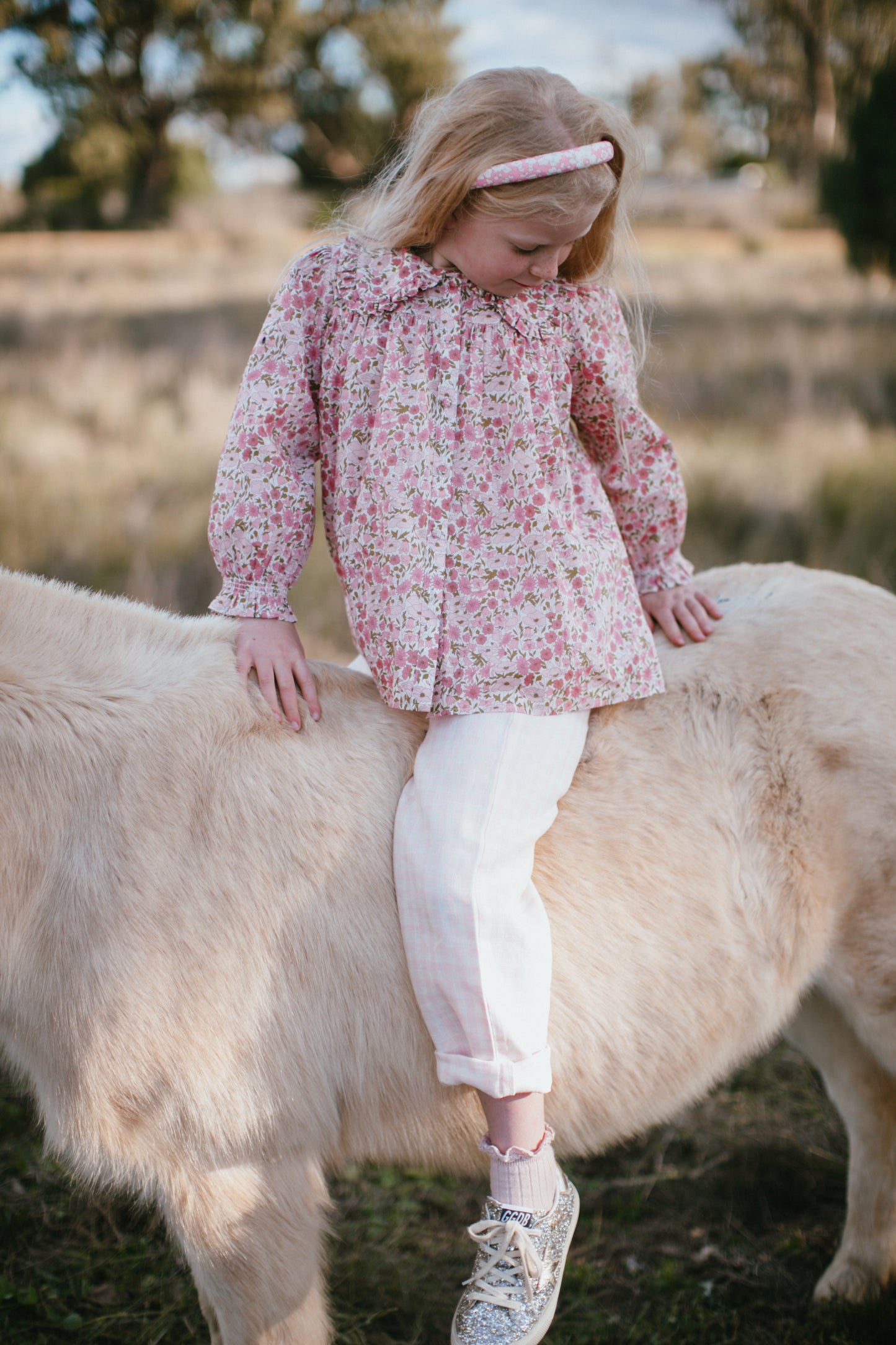 Annabelle Blouse {Pink}