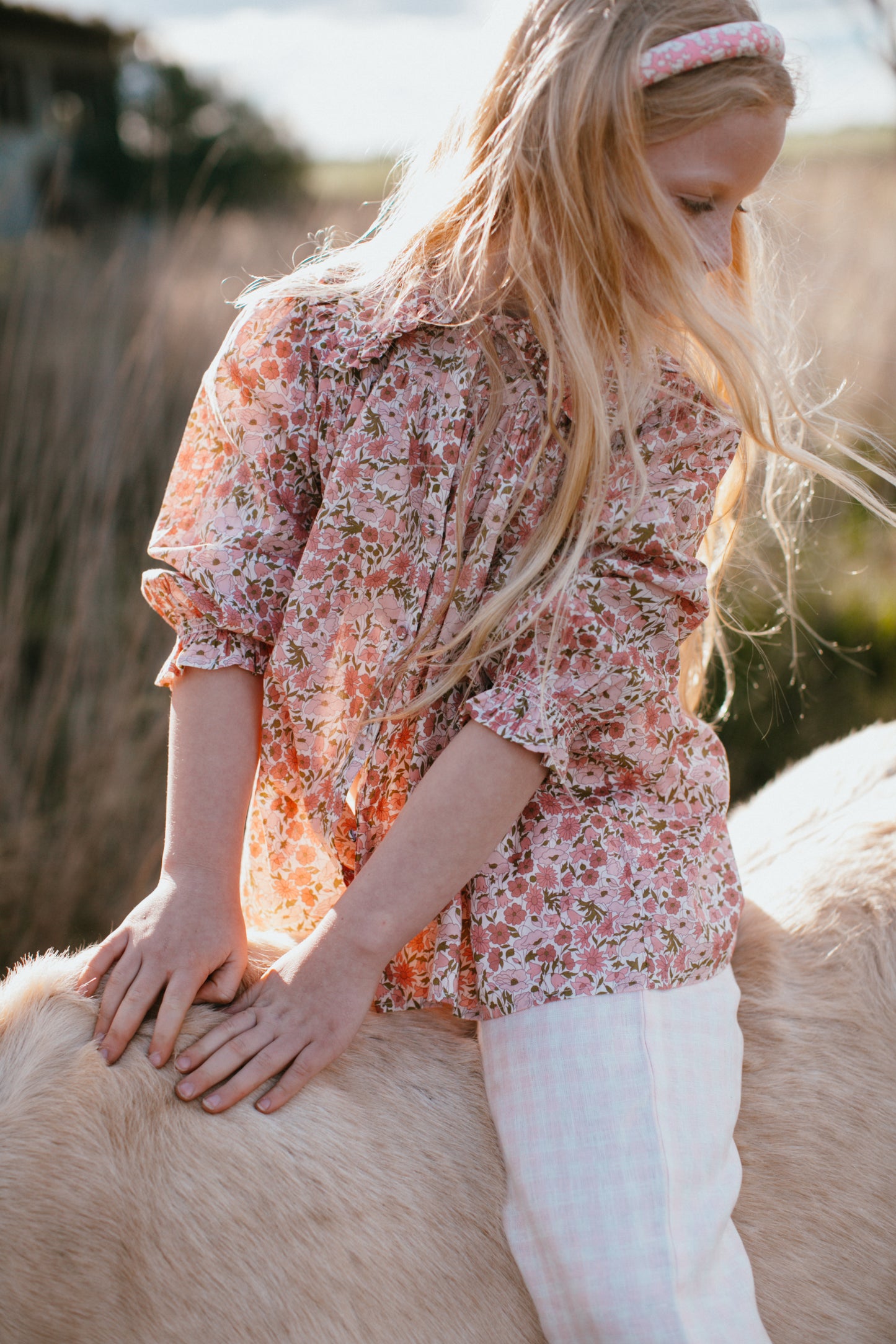 Annabelle Blouse {Pink}