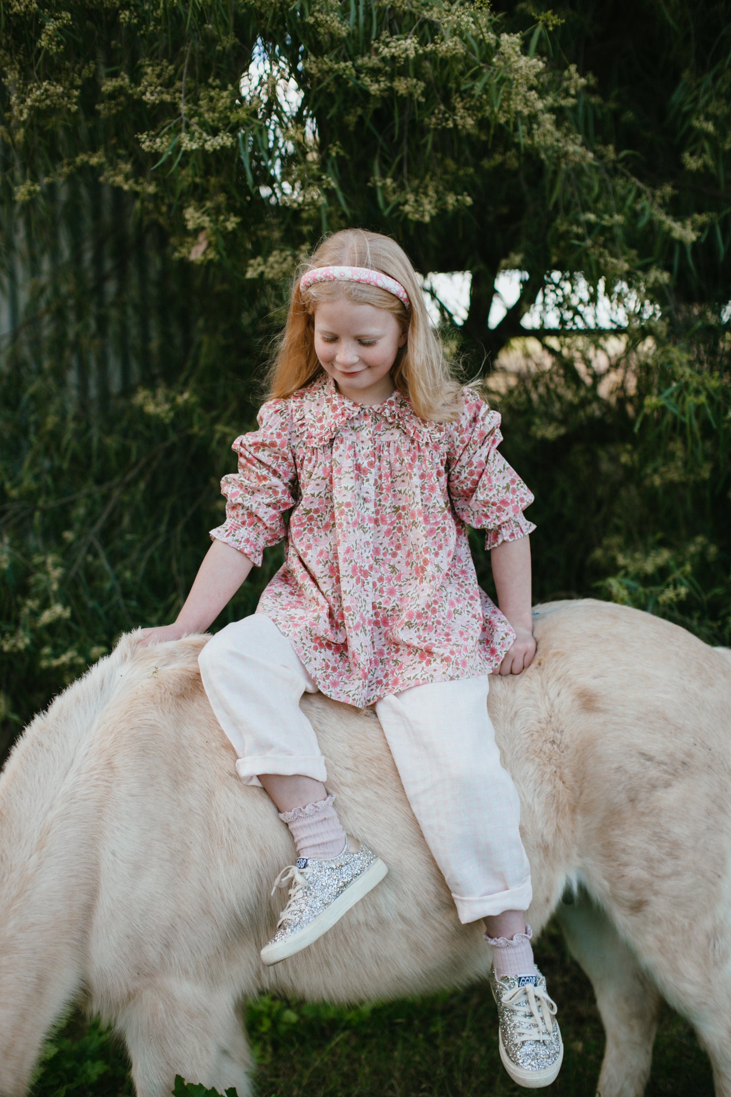 Annabelle Blouse {Pink}