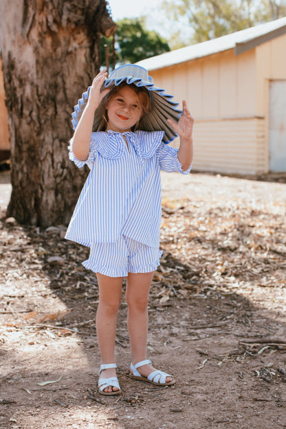 The Cleo Set {Blue Stripe}