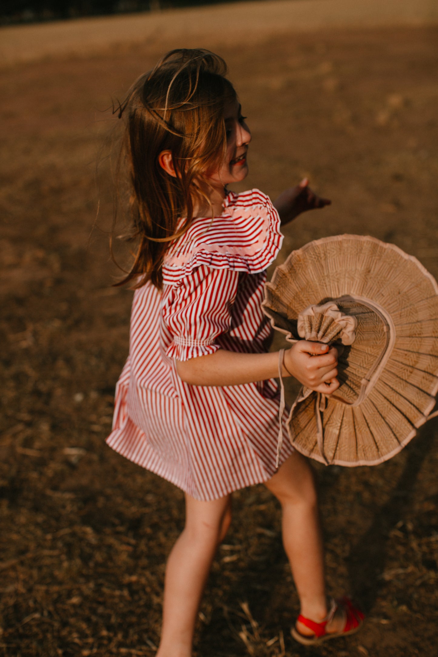 Wonderland Dress {Red Stripe}