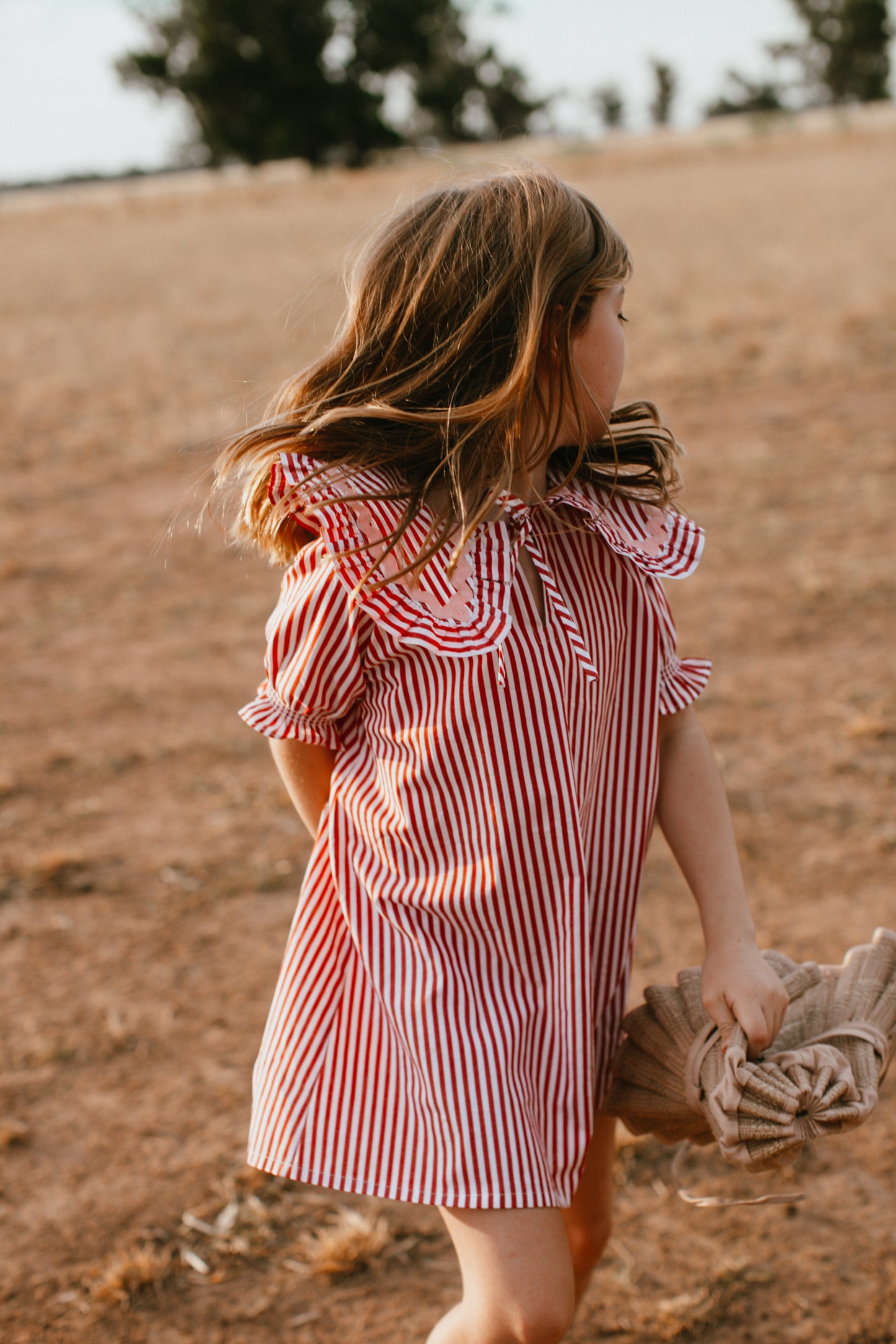 Wonderland Dress {Red Stripe}