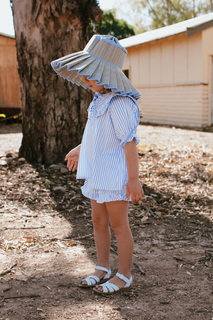 The Cleo Set {Blue Stripe}