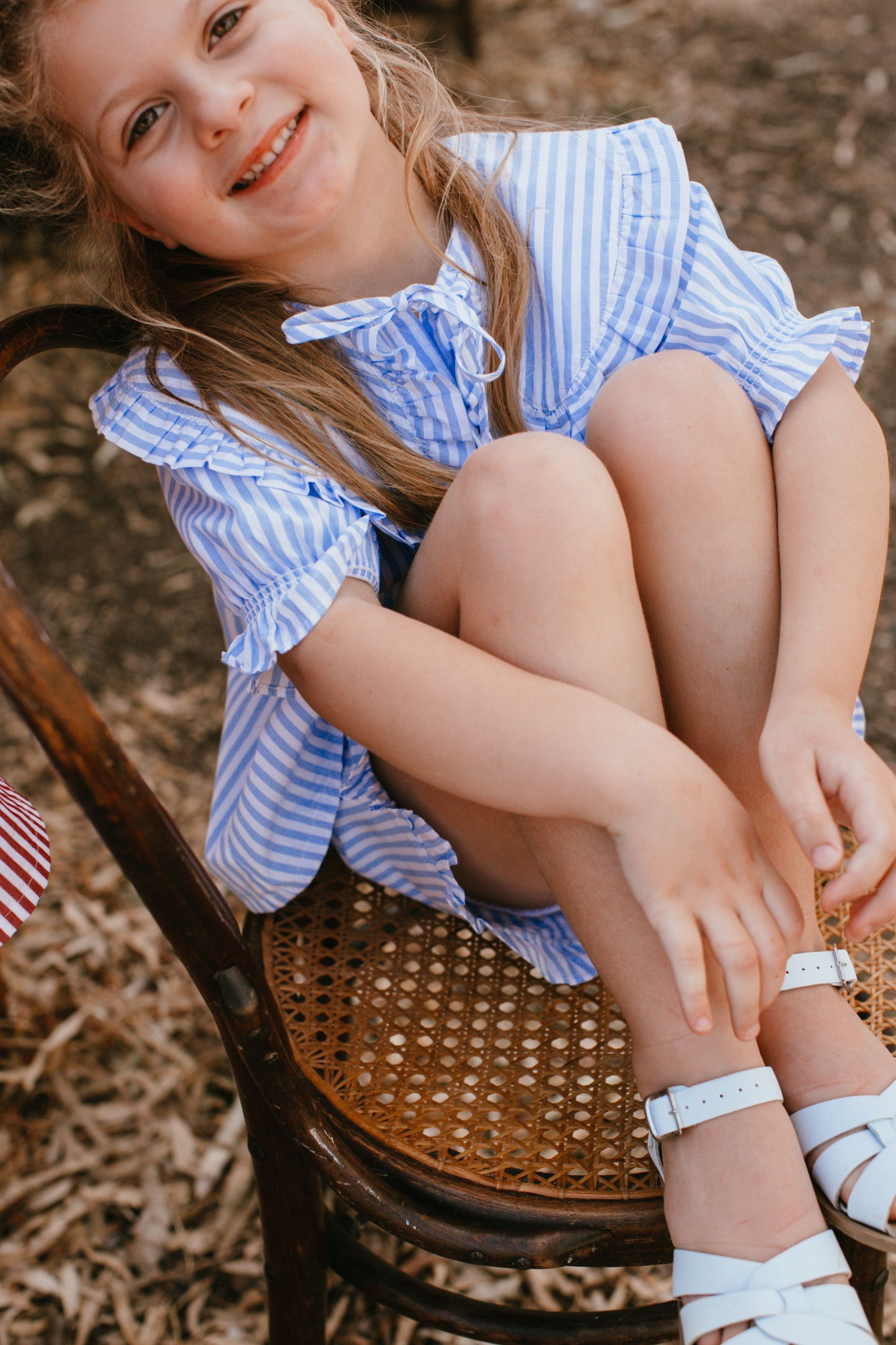 The Cleo Set {Blue Stripe}